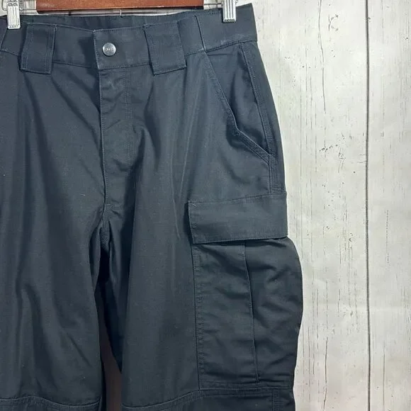 5.11 Tactical Mens Black Cargo Outdoor Hiking Pockets Preppy Pants - Picture 4 of 16